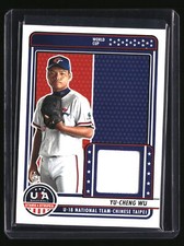 2023 Panini USA Stars & Stripes Yu-Cheng Wu Jersey Patch