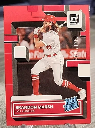 Brandon Marsh 2022 Donruss Brandon Marsh #41 Red