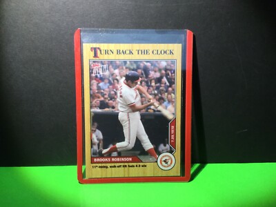 BROOKS ROBINSON 2020 TOPPS NOW TURN BACK THE CLOCK 121 SHORT PRINT Baltimore O s