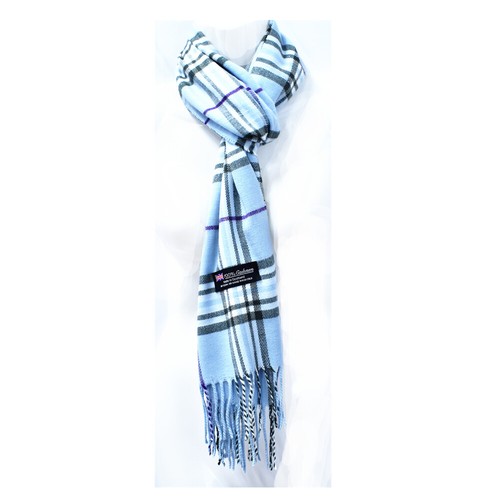 Winter Check Plaid Tartan Warm Wool Scotland Made 100% Cashmere Scarf Scarves - Picture 24 of 29