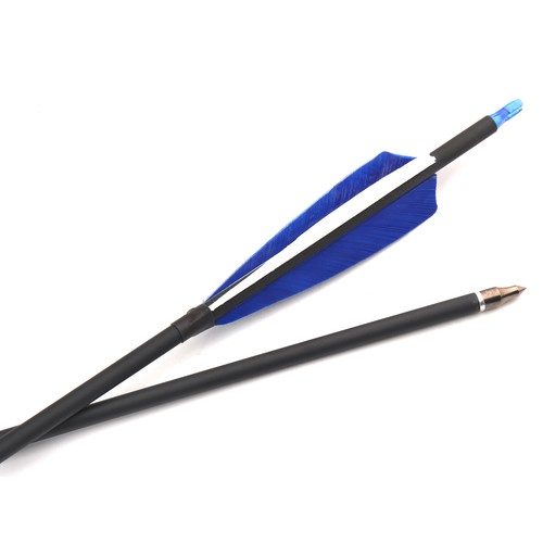 6Pcs 30'' Carbon Arrow Sp600 7.8mm Real Turkey Feather Archery Hunting Practice - Picture 2 of 10