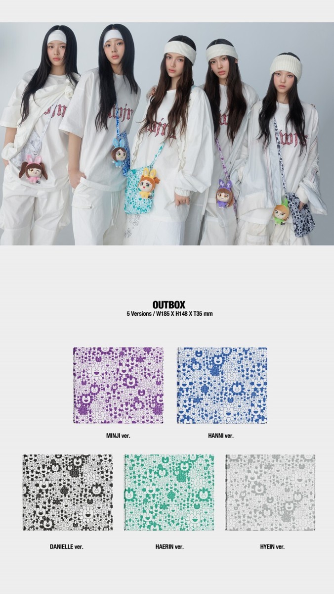 NewJeans Album Supernatural NJ X MURAKAMI Cross Bag Ver. CD+
