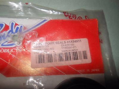 NEW Fork Seals 41X54X11 CBR600F GSXR750 ZX-6 90-00 ++++ # FS