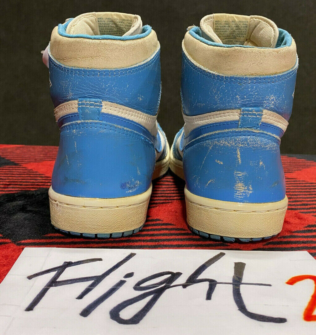 1985 Nike Air Jordan I 1 OG Original North Carolina Blue sz 1985 Nike Air Jordan I 1 OG Original North Carolina Blue sz