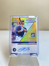 2018 Donruss Optic Baseball Bobby Bradley Optic Autographs Gold #02/10 Indians