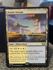Prairie Stream NM/M Unspecified Set MTG Magic Card EDH Dual Land Rare Azorius