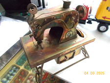 Vintage Metal Sewing Machine Music Box w/Working Action Plays My Favorite Things