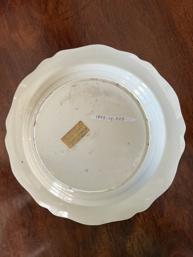 Antique Leeds Nautical Pearlware Soup Plate & Dinner Plate, C 1790 - Picture 14 of 14