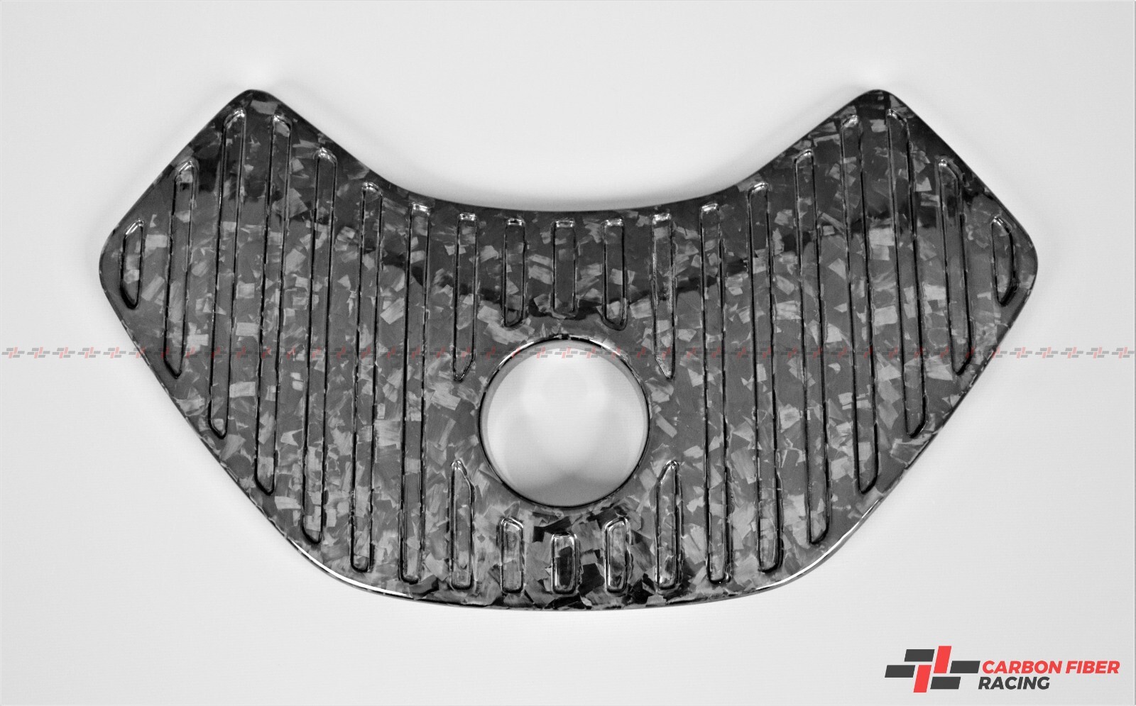 McLaren 650S, 675LT, MP4-12C Ribbed Finish Coolant Top Tank Cover Carbon Fiber