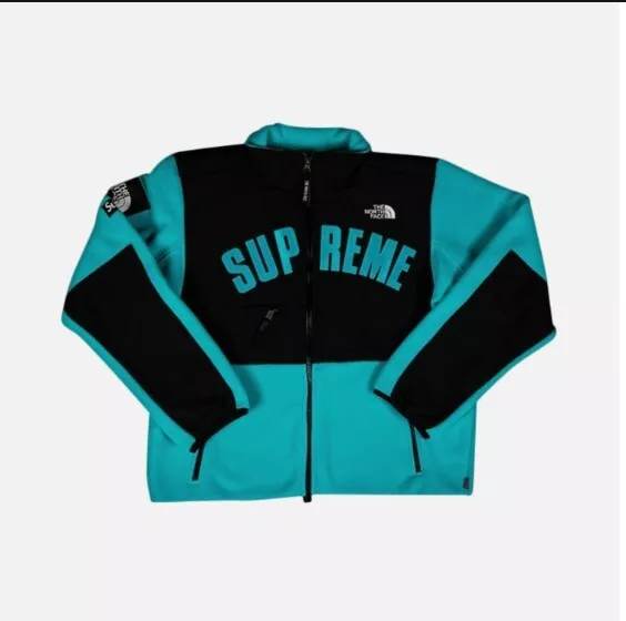 Supreme x The North Face Arc Logo Denali Fleece Jacket (Size Medium) Teal  SS19