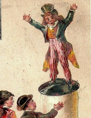 1880's King's Quick Rising Flours W.S Corbett Grocer Children& Boy Rising P156