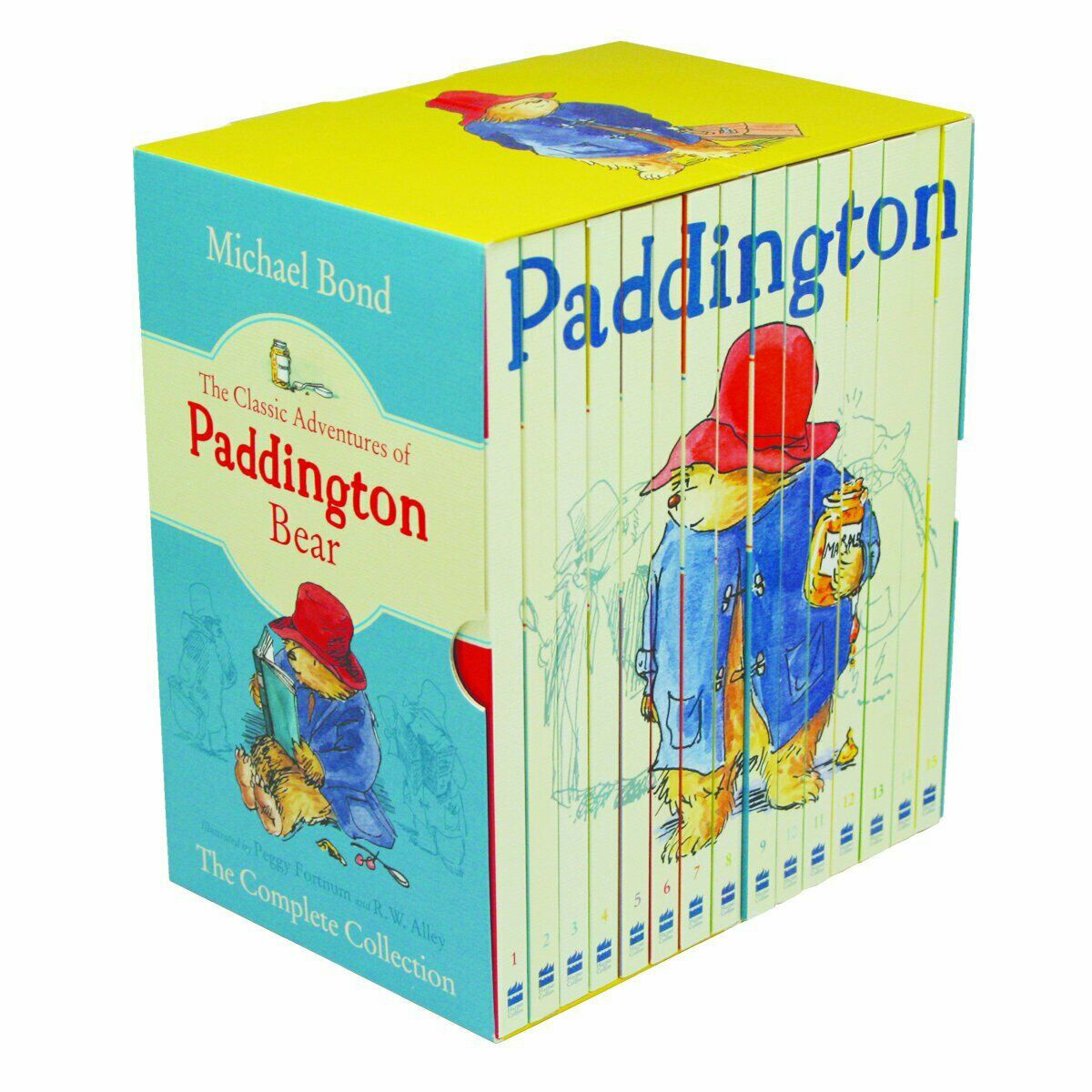 Classic Adventures Of Paddington Bear Complete Collection 15 Books Box Set