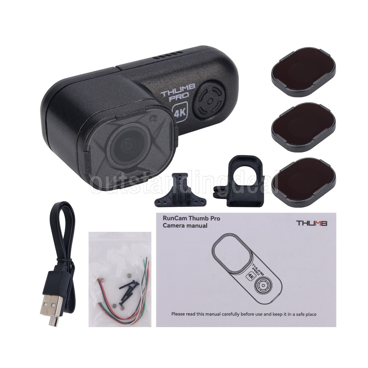 Camera 4k Cinewhoop RunCam THUMB PRO 4K FPV Drone Camera (w/ ND - Main Image