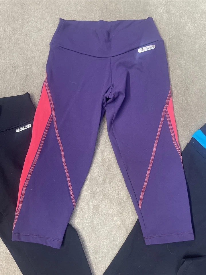 Bia Brazil Activewear Capri 2 Pairs Multi Color Capri One Size - Image 2 of 4