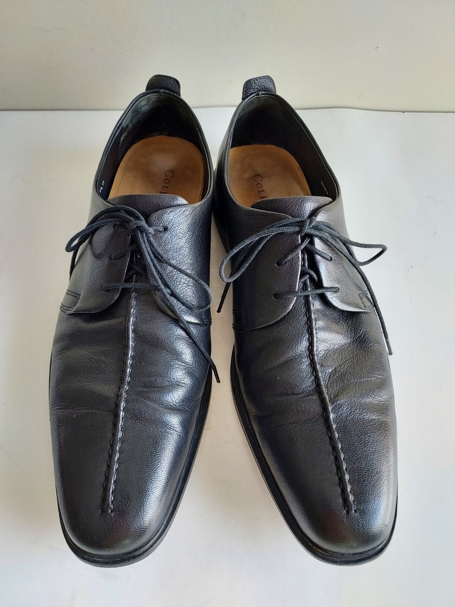 Cole Haan Men\'s Black Leather Oxford Dress Shoes C06399 Sz US 10 M Cole Haan Beckett C06399 Black Leather Lace Up Oxford Dress  main image 4