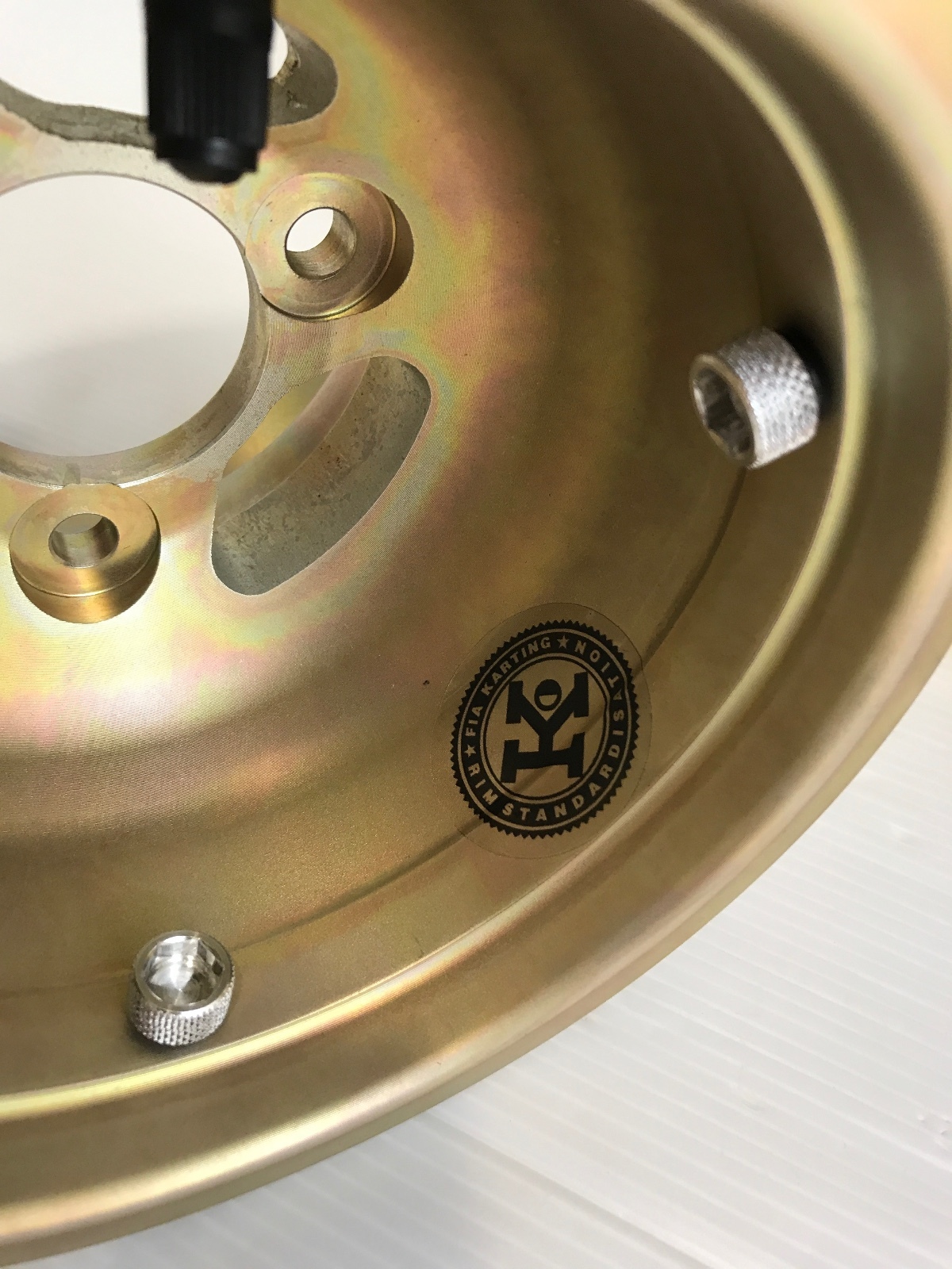 NEW KART GMAX FULL MAG MAGNESIUM WHEELS / 132 212MM ROTAX X30 TONY