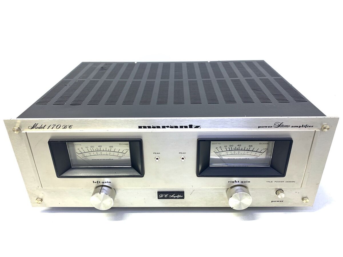 MARANTZ 170DC Stereo Power Amplifier Vintage 1978 Hi End 172 MARANTZ 170DC Stereo Power Amplifier Vintage 1978 Hi End 172