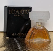 Decadence Parfum Splash Miniature 1/8 fl oz 3 ml for Women Vintage