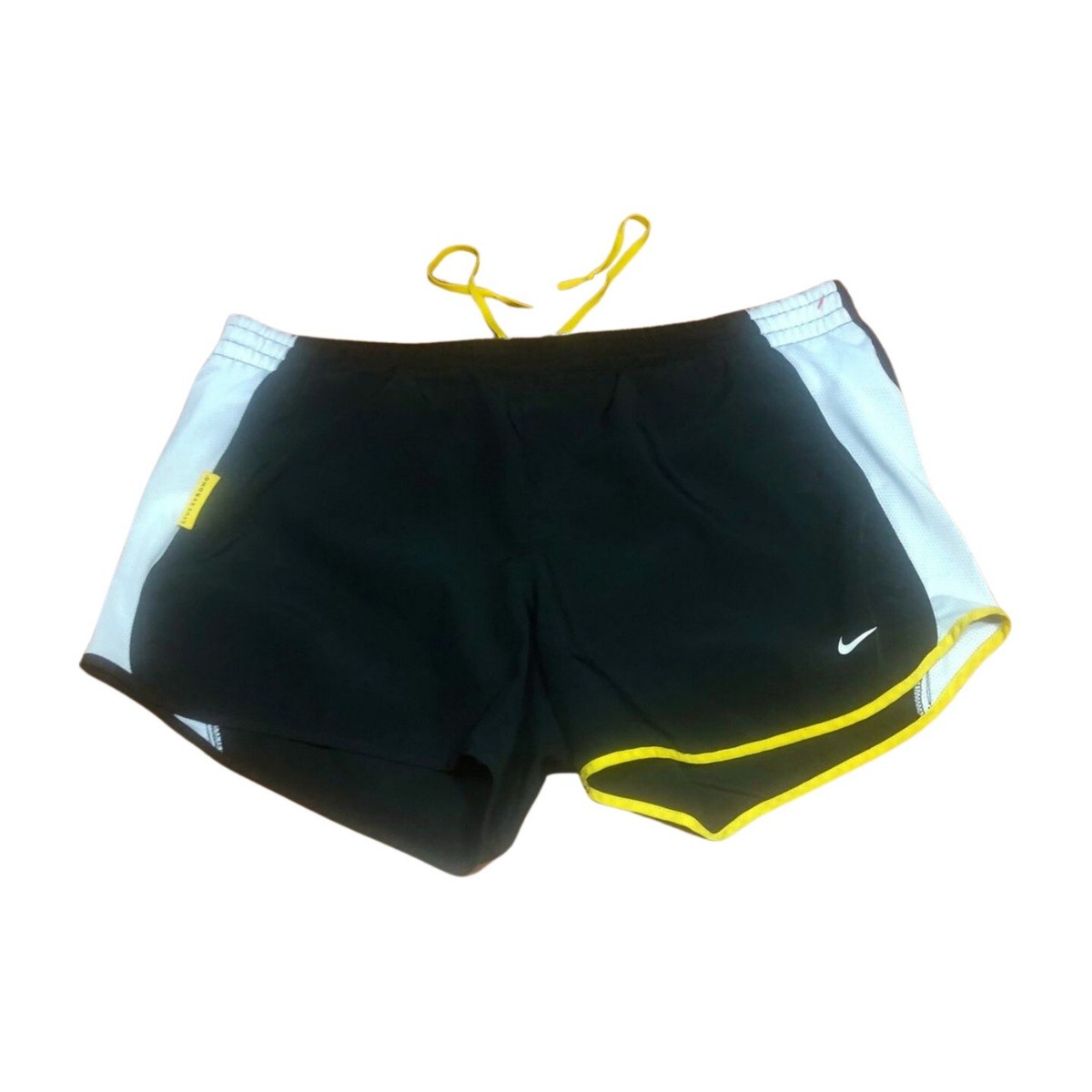 NIKE Dri Fit Livestrong Athletic Size M Women's Black Shorts Gym