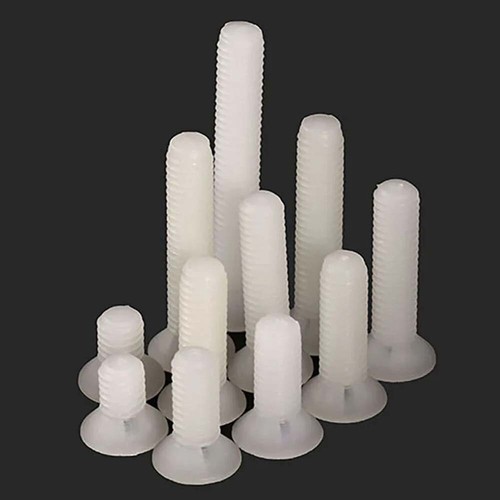 M2.5-M8 White Nylon Phillips Countersunk Screws DIN 965 Plastic Flat Head Bolts - Picture 3 of 56