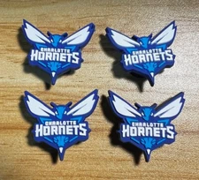 CHARLOTTE HORNETS CROC CHARM 3D JIBBITZ NBA SHOE ACCESSORY BASKETBALL CHARMS