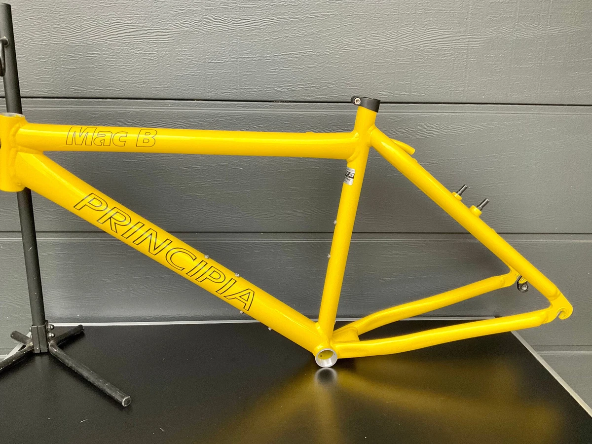 Vintage MTB cult PRINCIPIA MAC B handmade aluminium 7020 frame from shop closin