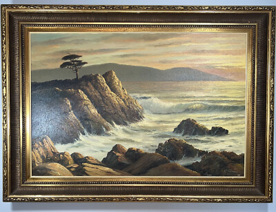 William Blackman Original Oil Painting Carmel Seascape Monterey Artist