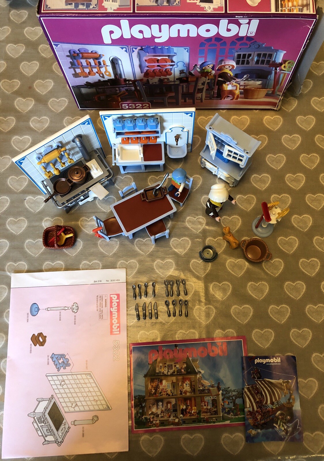 PLAYMOBIL 5322 Victorian Mansion Meuble Vintage Maison De Poupées Cuisine Complet PLAYMOBIL 5322 Victorian Mansion Meuble Vintage Maison De Poupées Cuisine Complet