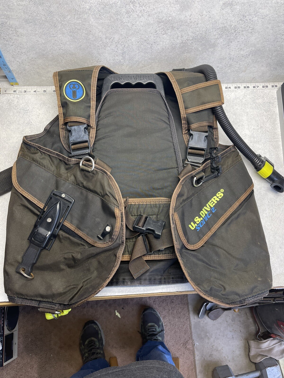 U.S Divers Aqualung Buoyancy Compensator Sonic 2 Diving Vest Size Med