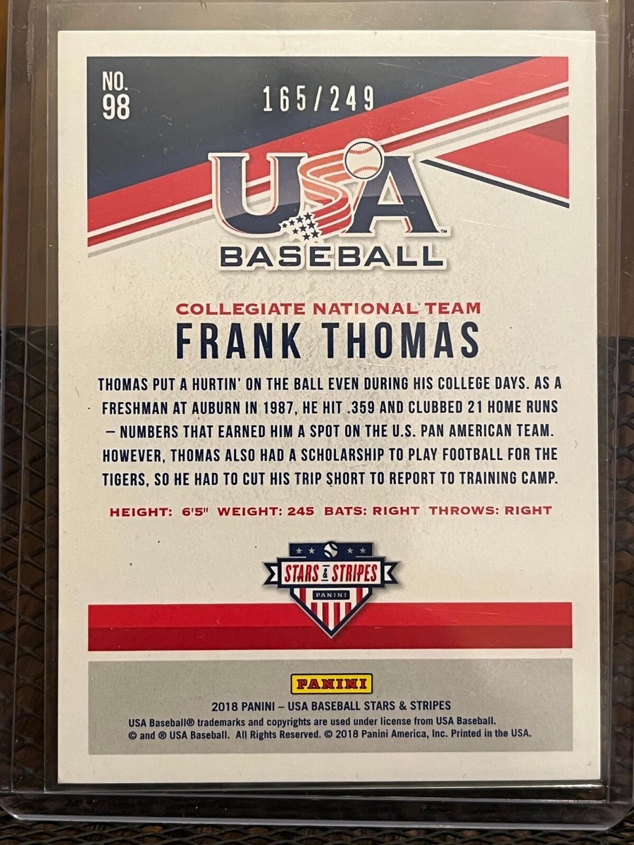 2018 Panini USA Baseball Stars & Stripes Longevity - Frank Thomas