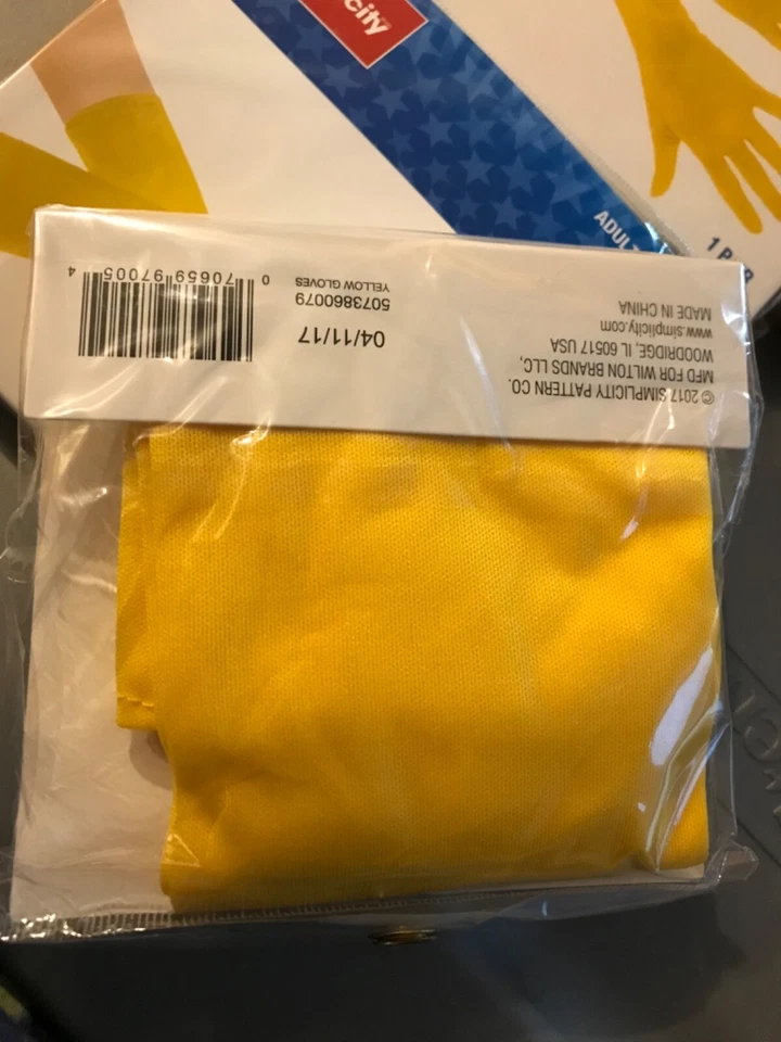 9双成人男女通用超级英雄长服装配件手套黄金 — 第 3/4 张图片