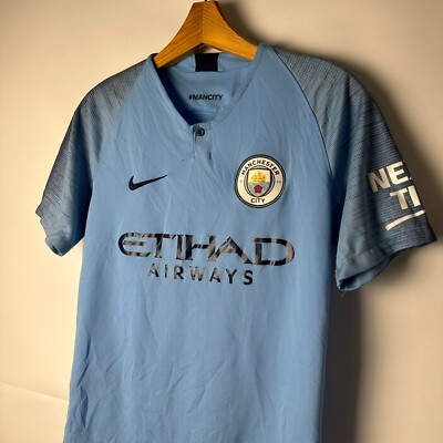 MANCHESTER CITY 2018 2019 HOME FOOTBALL SHIRT SOCCER JERSEY NIKE