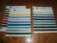 1971 1972 American Motors AMC ACME Color Chip Paint Sample - 2 Years 1 Price