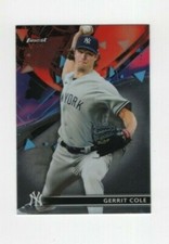 2021 TOPPS FINEST BASEBALL GERRIT COLE NEW YORK YANKEES #58