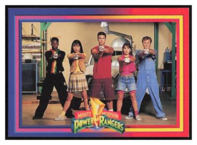 1994 Collect-A-Card Mighty Morphin Power Rangers (Hobby) #16 Time To Morph -