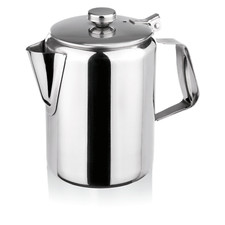 Kaffeekanne Servierkanne Teekanne Deckel Edelstahl hochglanzpoliert 0,6 L NEU