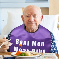 Elderly Bib Leak-proof for The Household Older People's Bibs Adults