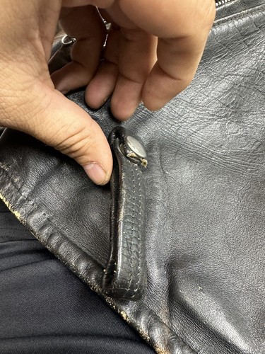 Giacca da moto vintage anni '60 Schott Perfecto One Star taglia small - Foto 10 di 11