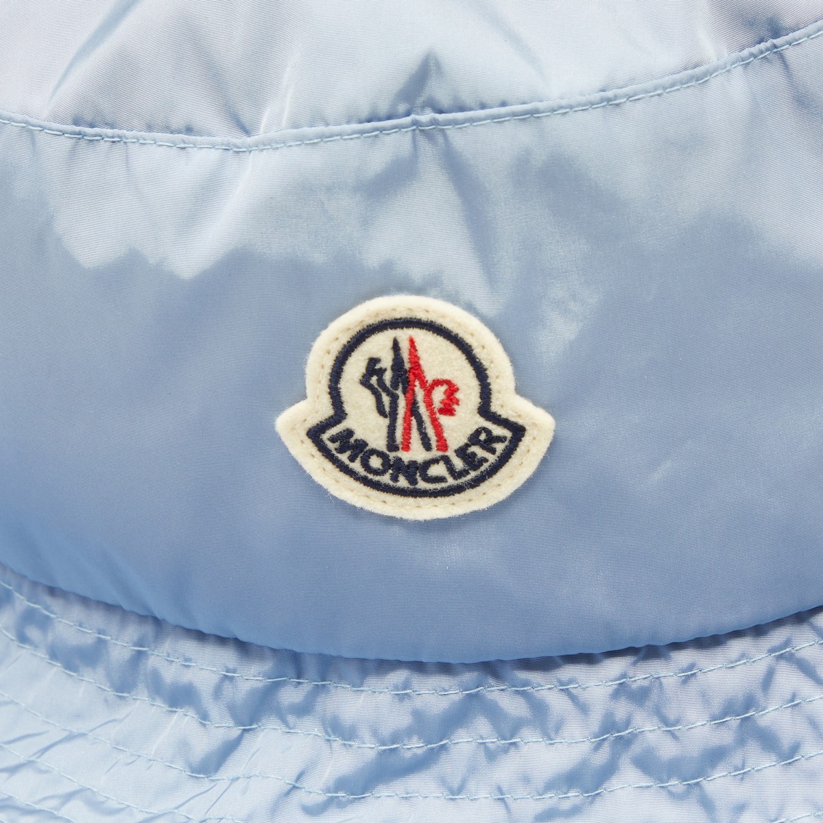 Moncler Blue Logo Applique Nylon Bucket Hat M | eBay Moncler Blue Logo Applique Nylon Bucket Hat M | eBay