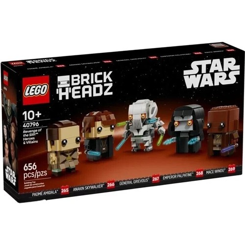 Lego 40796 Star Wars Revenge of the Sith Heroes & Villains Brickheadz - in HAND - Picture 2 of 2