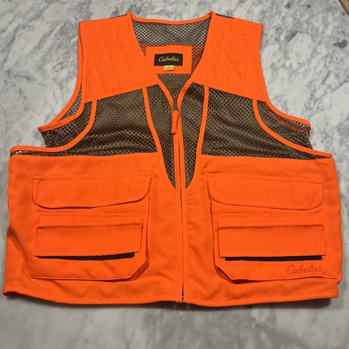 Cabela’s Hunting Vest Men Medium Outdoor Gear Men’s Blaze Orange Duck Hunting