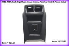 20142018 Buick Regal Rear Console Cover Panel W Vents Power Outlet Oem 20142018 Buick Regal Rear Console Cover Panel W Vents Power Outlet Oem