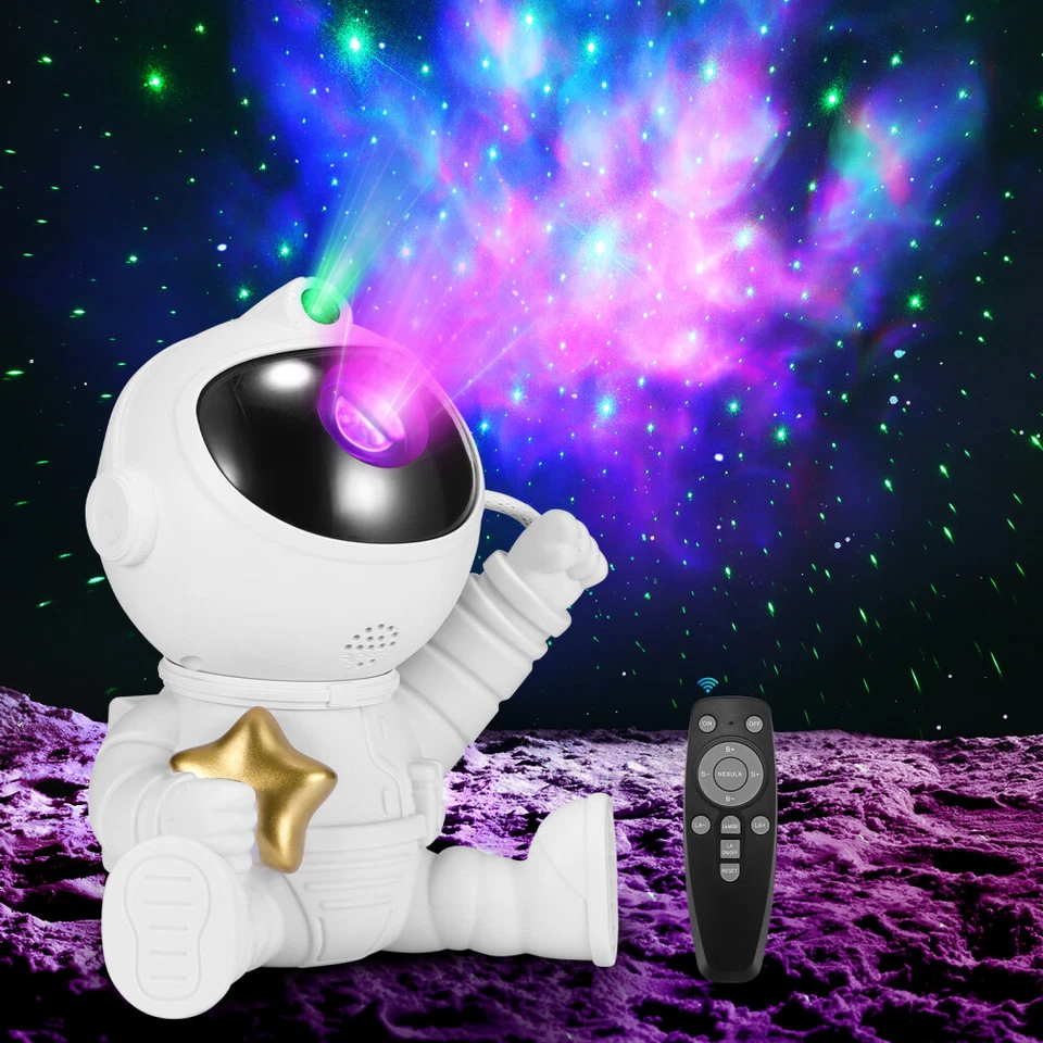 LED Sternenhimmel Lampe Projektor Astronaut Galaxy 360°Kinder LED Nachtlicht USB - Bild 2 von 4