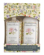 Crabtree Evelyn SUMMER HILL Hand Soap Wash Lotion 16.9 oz SALE HELPS DOGS
