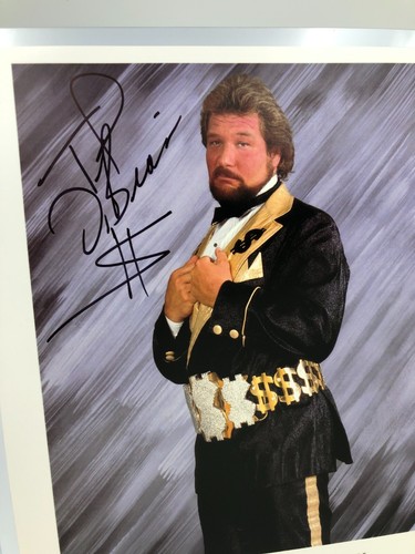 TED DiBIASE PSA AUTO Signed 8x10" Promo PHOTOGRAPH WWF Legend WWE WRESTLING HOF - Picture 6 of 8