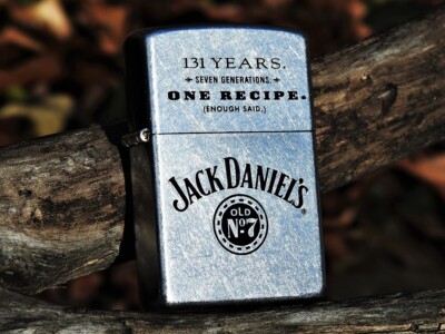 Jack Daniels Zippo Lighter - 131 Years, One Recipe - Old No. 7