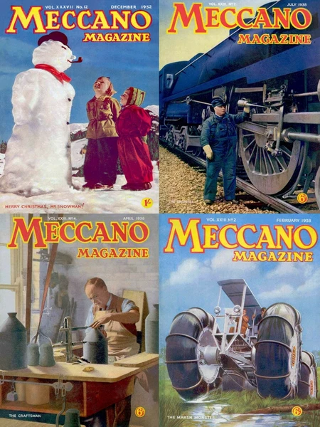 240 Issues of Meccano Magazine - Hobby Mechanical Toys Vol.2 (1937-1956) on DVD