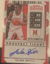 Jalen Smith Maryland Basketball Panini Autograph Rookie Card Phoenix Suns Auto. rookie card picture