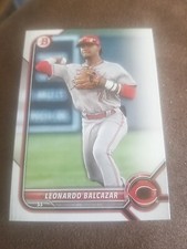 LEONARDO BALCAZAR 2022 BOWMAN DRAFT #BD-91 CINCINNATI REDS (PROSPECT BASE)