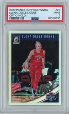 2019 Panini Donruss WNBA 28 Elena Delle Donne Optic-Holo PSA 9 Mint POP 10